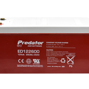 Predator ED122600 AGM Battery