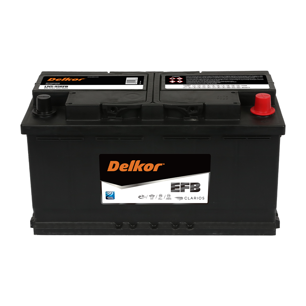 Delkor LN595EFB EFB Battery 354(L)x175(W)x190(TH) CCA: 800