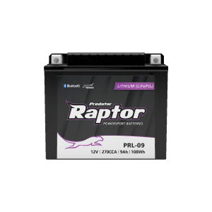 Predator PRL-09 Lithium-ion Motorcycle Battery w/ Bluetooth