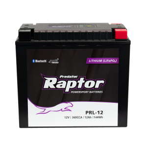 Predator PRL-12 Lithium-ion Motorcycle Battery w/ Bluetooth