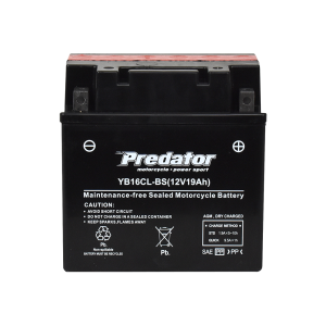 Predator YB16CL-B MotorCycle Battery