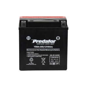 Predator YB9A-BS MotorCycle Battery