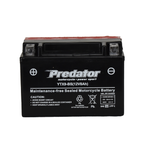 Predator YTX9-BS MotorCycle Battery